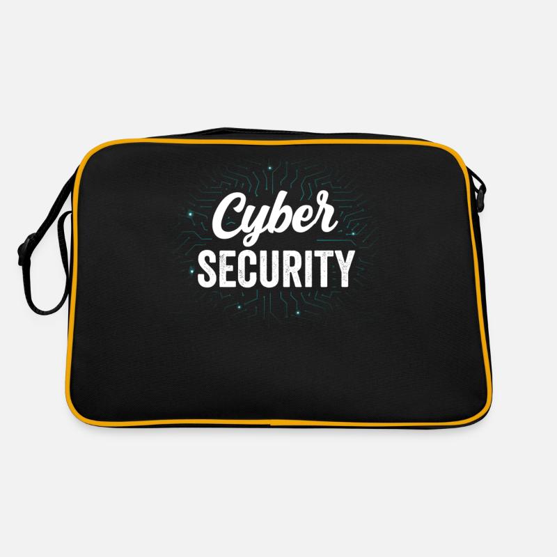 Cybersecurity Hacking Hack Hacker IT Sicherheit Retro Tasche