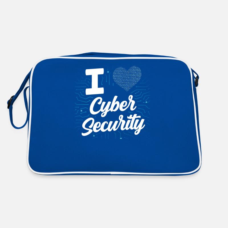 J’adore Cybersecurity Hack IT Security Hacker Sac Retro