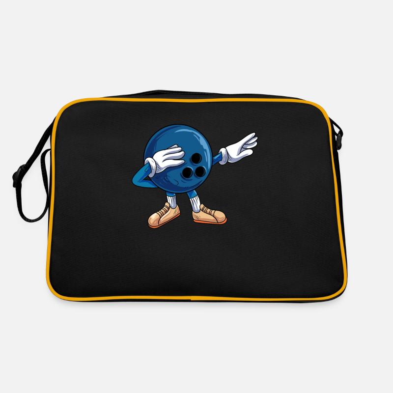 Dabbing Bowlingkugel Kugel Retro Tasche