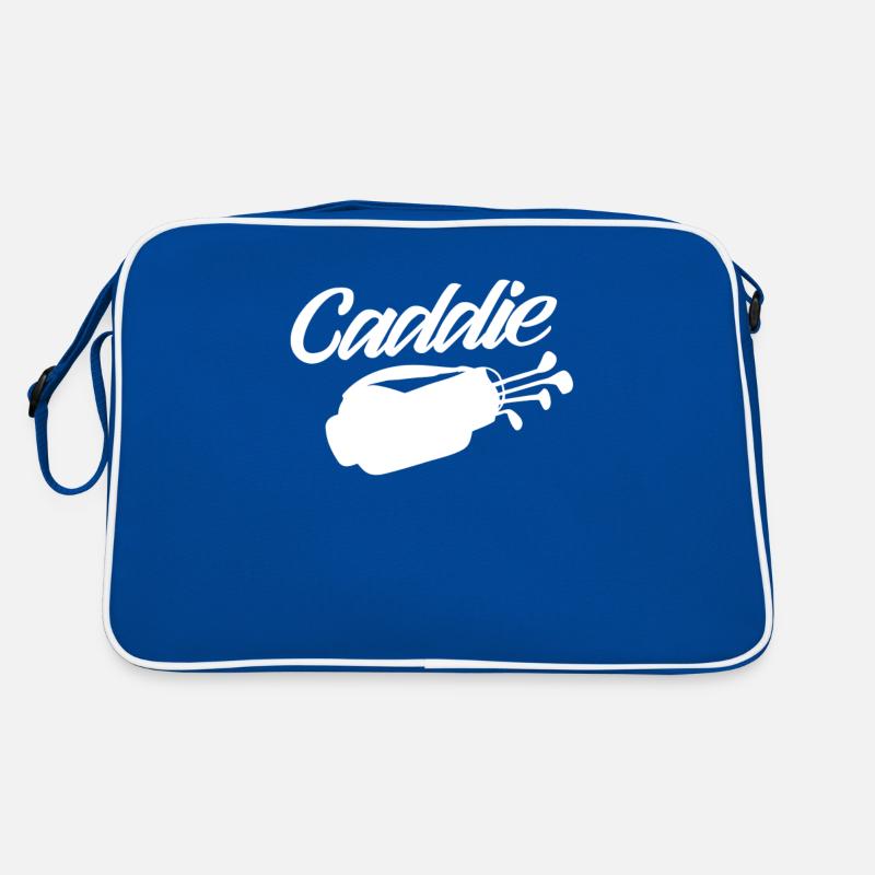 Caddie Golfer Golf Golfen Beruf Retro Tasche