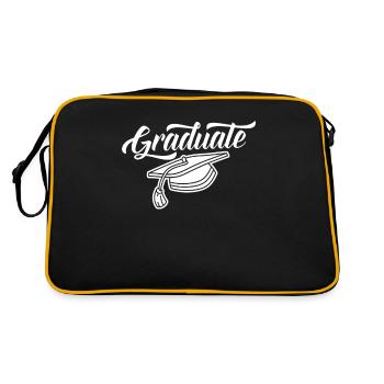 Graduate Graduate Graduation Party Graduates - Retro Bag - black/gold - Back