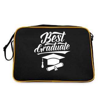 Best Graduate Graduation Party Graduate - Retro Bag - black/gold - Back