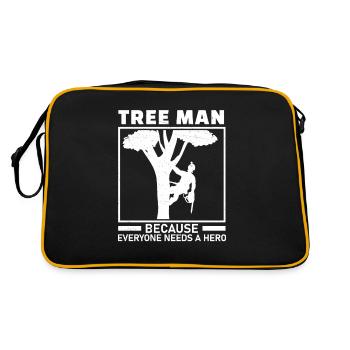 Arborist Tree Man Arborist Arborist Surgeon - Sac Retro - noir/or - Dos