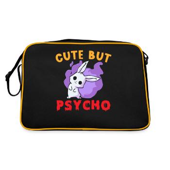 Mignon mais Psycho Hase Goth - Sac Retro - noir/or - Dos