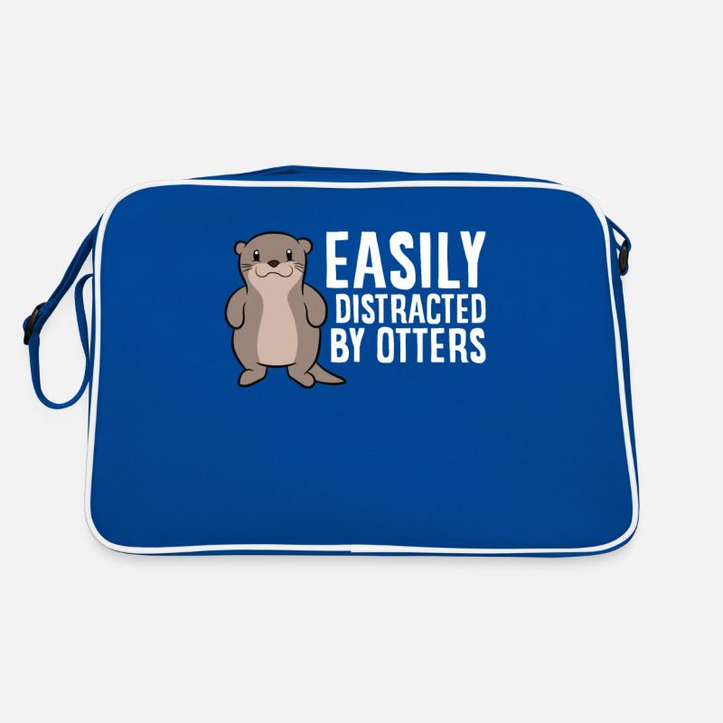 Leicht ablenkbar durch Otter Liebe Seeotter Retro Tasche