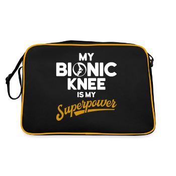 Joint Replacement Patients Knee Joint Replacement - Retro Bag - black/gold - Back