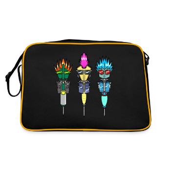 Joueur de fléchettes Fléchettes Flèches Punk Cheveux Fléchettes Fléchettes - Sac Retro - noir/or - Dos