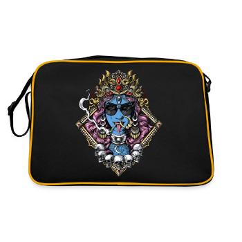 Kali Hippie Déesse de l’hindouisme - Sac Retro - noir/or - Dos