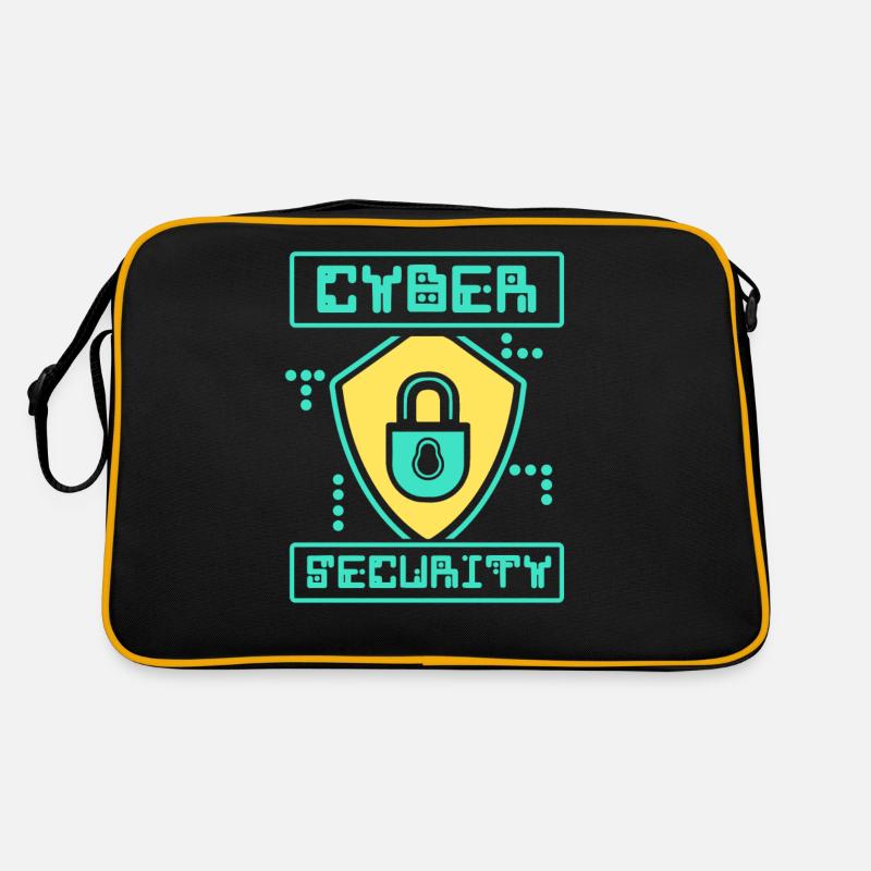 Cybersecurity Hack Hacker IT Sicherheit Hacking Retro Tasche