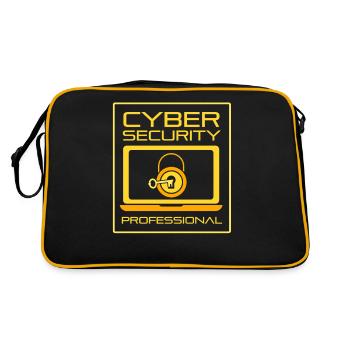 Cybersécurité Professionnel Hacking Hacker Sécurité informatique - Sac Retro - noir/or - Dos