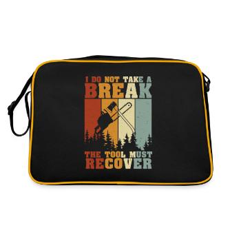Arborist Not Take A Break Tool must Recovery - Sac Retro - noir/or - Dos