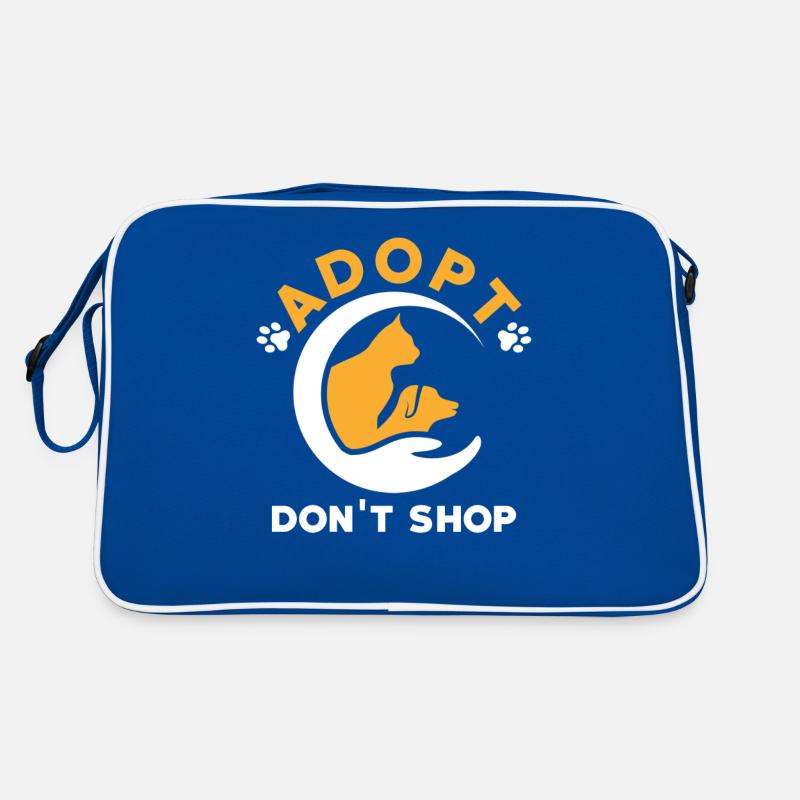 Adopt dont shop Retro Tasche