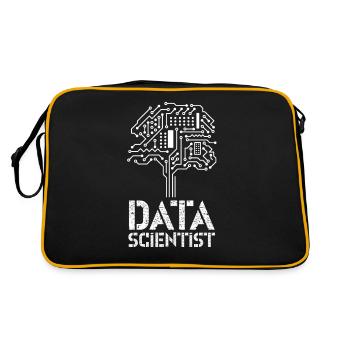 Data Scientist Data Science Data - Sac Retro - noir/or - Dos