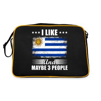 Uruguay - Sac Retro - noir/or - Dos