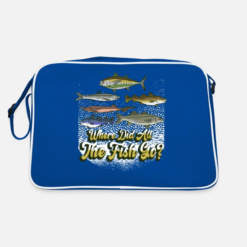 Où sont passés tous les poissons? Pêcheurs pêcheurs Sac Retro