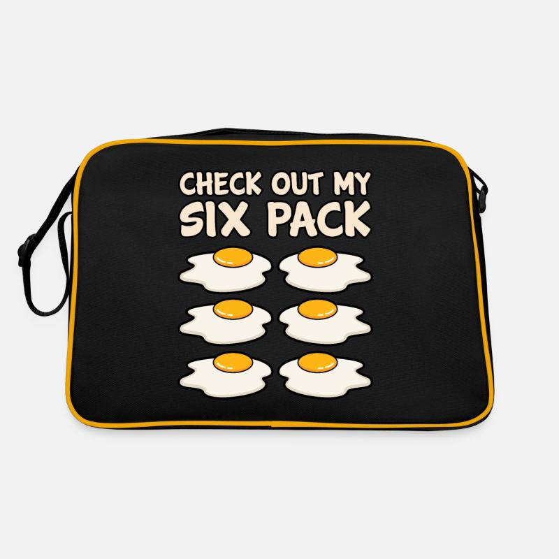 Egg Sixpack Gift Retro Bag