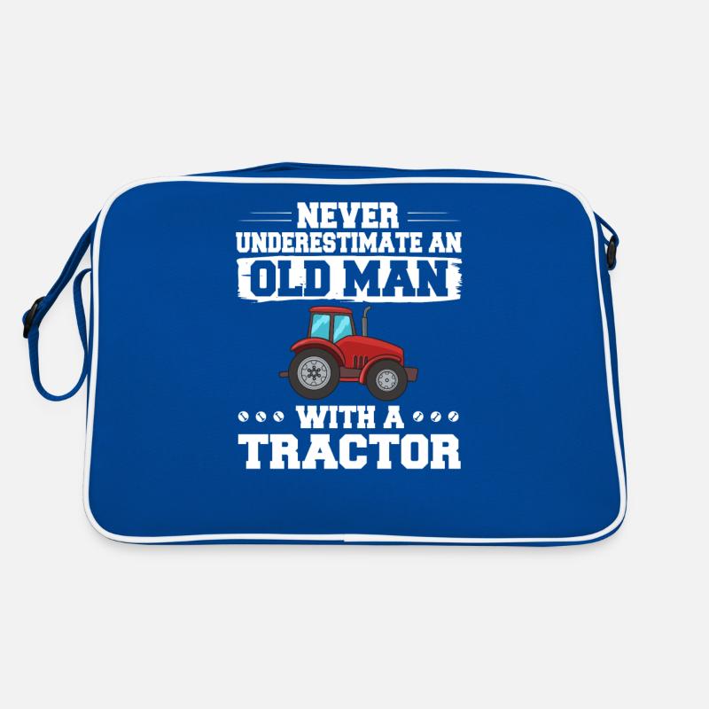 Traktor Landwirt Trecker Ackerschlepper Bauer Retro Tasche
