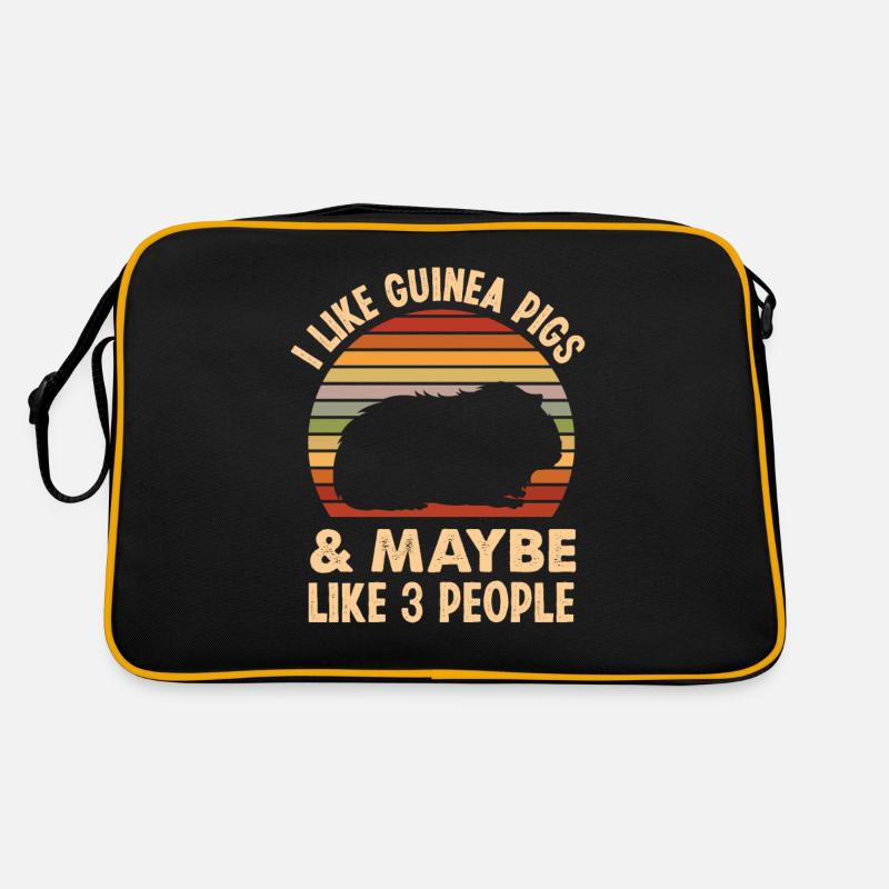 Drôle de cadeau de propriétaire de cochon d’Inde Sac Retro