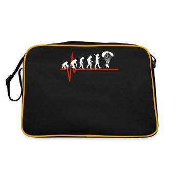 Paragliding Heartbeat - EVOLUTION OF PARAGLIDING - Retro Bag - black/gold - Back