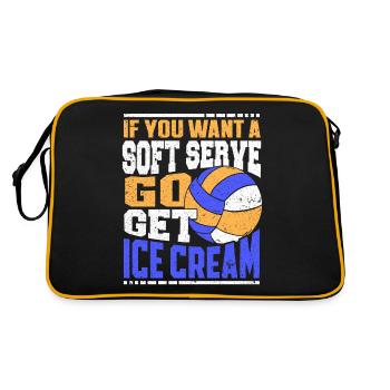 Volleyeur Volley-ball Volley-ball - Sac Retro - noir/or - Dos