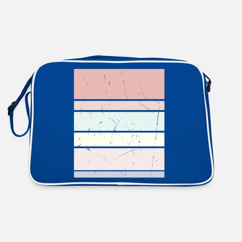 Rectangle pastel d’arrière-plan Sac Retro