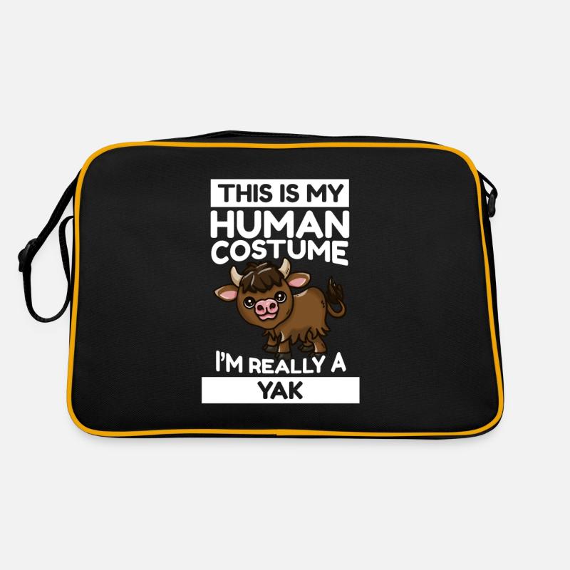 Ochse This Is My Human Costume I'm Really A Yak Retro Tasche