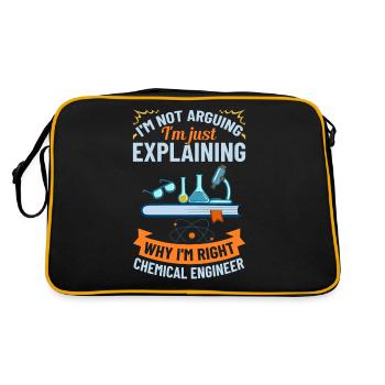 Chemical Engineer Chemical Engineering Science - Retro Bag - black/gold - Back