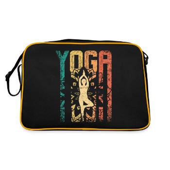 Yoga Rétro Vintage - Sac Retro - noir/or - Dos