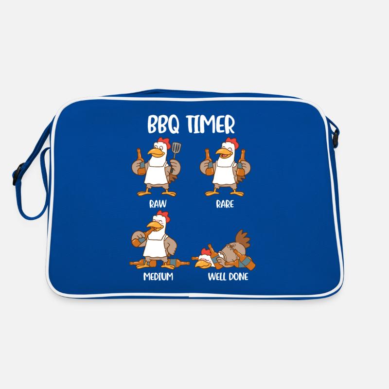 BBQ Timer BBQ Geschenk Retro Tasche