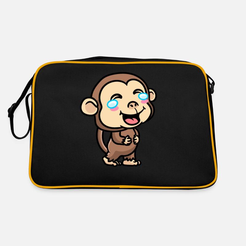 Émoticône de singe Emotion Monkey Lover Sac Retro