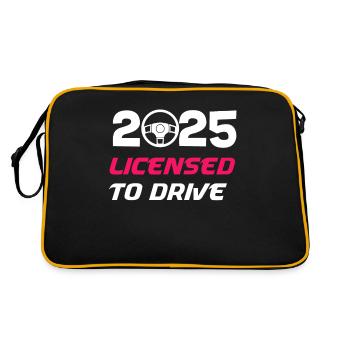 Driver's License Passed Gift - Retro Bag - black/gold - Back