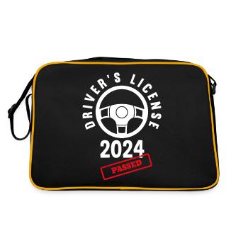 Driver's License Passed Gift - Retro Bag - black/gold - Back