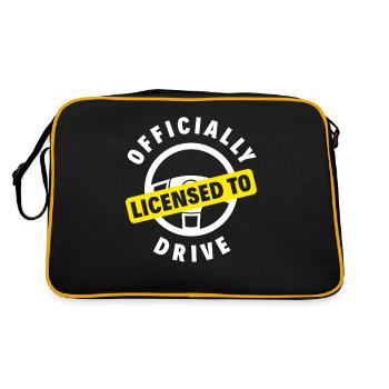 Driver's License Passed Gift - Retro Bag - black/gold - Back