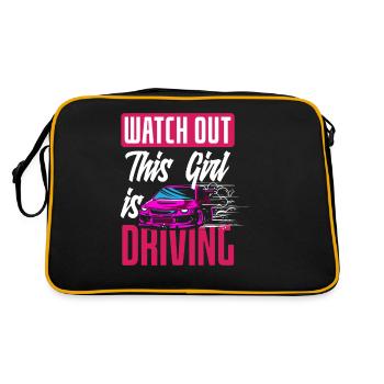 Driver's License Passed Gift - Retro Bag - black/gold - Back