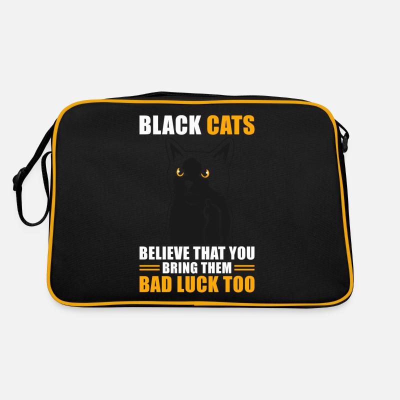 Superstition Chat Noir - Sac Retro - noir/or