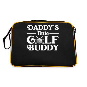 Daddy's Little Golf Buddy Matching Fathers Day - Retro Bag - black/gold - Back