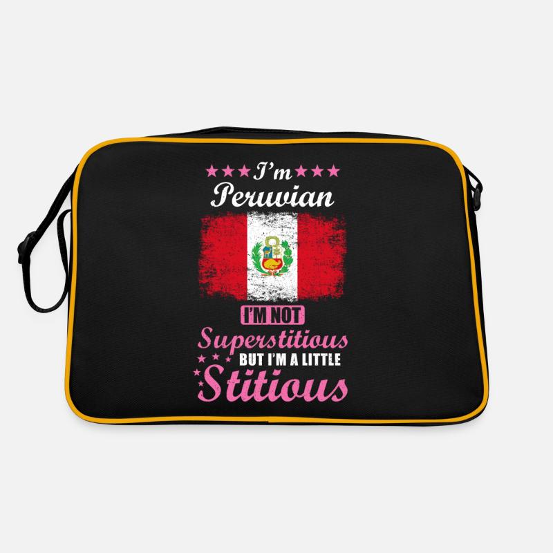 Peruanerin Geschenk lustiger Spruch Peru Retro Tasche
