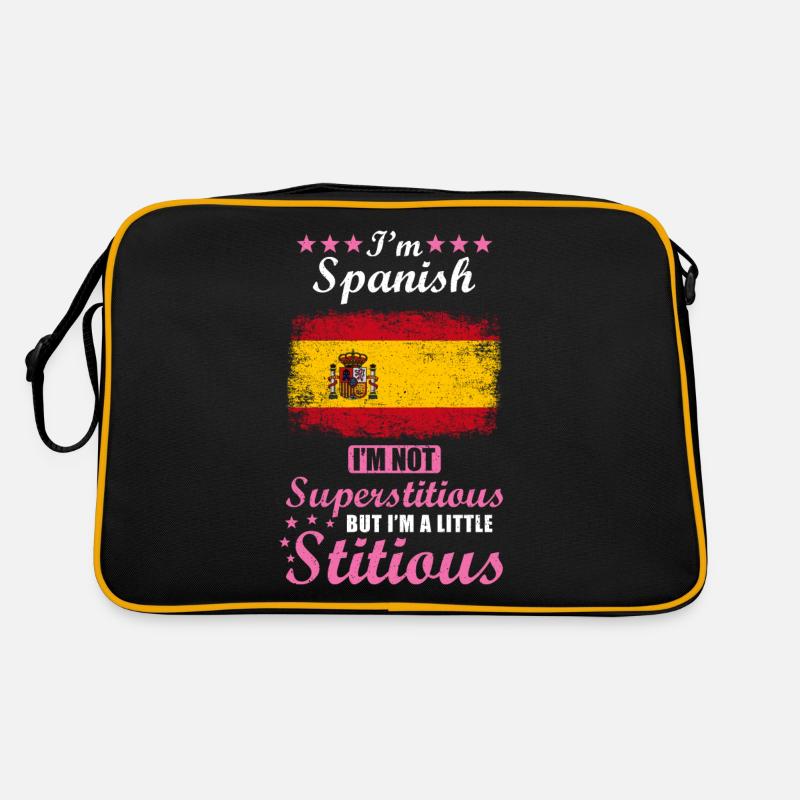 Spanierin Geschenk lustiger Spruch Spanien Retro Tasche