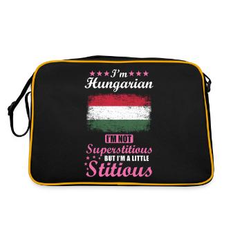 Hungarian Mrs. Superstitious Stitious - Retro Bag - black/gold - Back