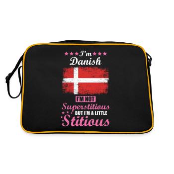 Dane Mrs. Superstitious Stitious - Retro Bag - black/gold - Back