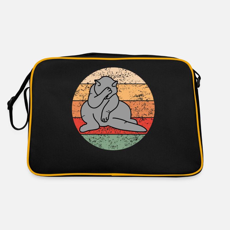 Cat Facepalm Funny Kitten Retro Gift Retro Bag
