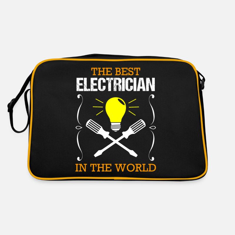 Profession d’électricien Formation Technicien en électronique Cadeau Sac Retro