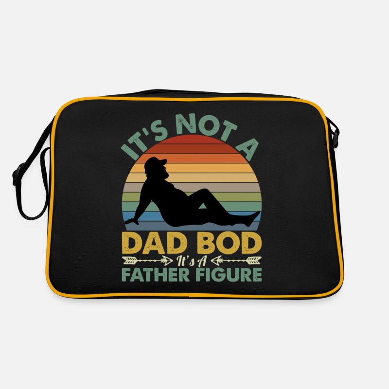 It's Not A Dad Bod It's A Father Figure Retro Bag