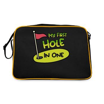 Mon premier trou dans un père et son fils correspondants - Sac Retro - noir/or - Dos