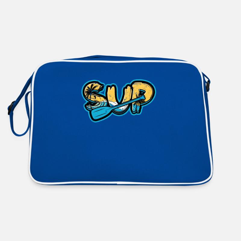 Sup - Flussurlaub Bootfahren Camping Abenteuer Retro Tasche