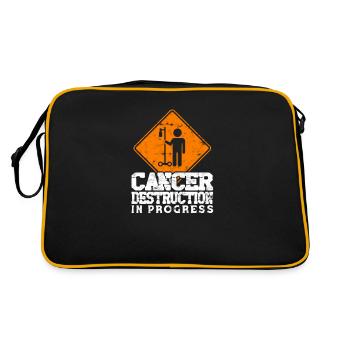 Cancer destruction in progress - Chemo Hospital - Retro Bag - black/gold - Back