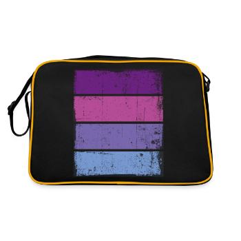 Grunge Background - Retro Bag - black/gold - Back