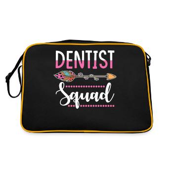 Zahnärtzin Group - Retro Bag - black/gold - Back