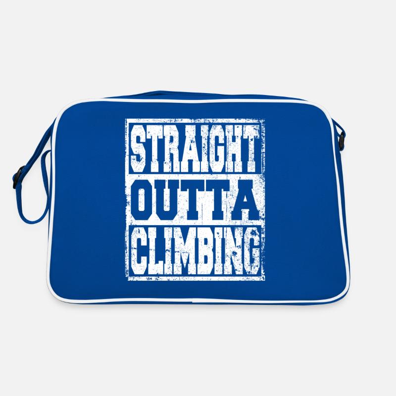 Climbing saying funny Retro Bag