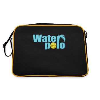 Water Polo Sport Water Polo Water Pool - Retro Bag - black/gold - Back